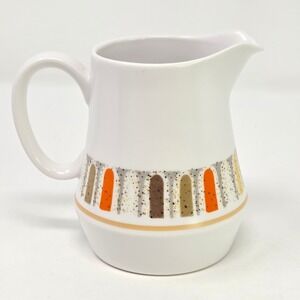 Noritake Progression Mardi Gras Creamer Pitcher 4" 9019 Japan Vintage Retro